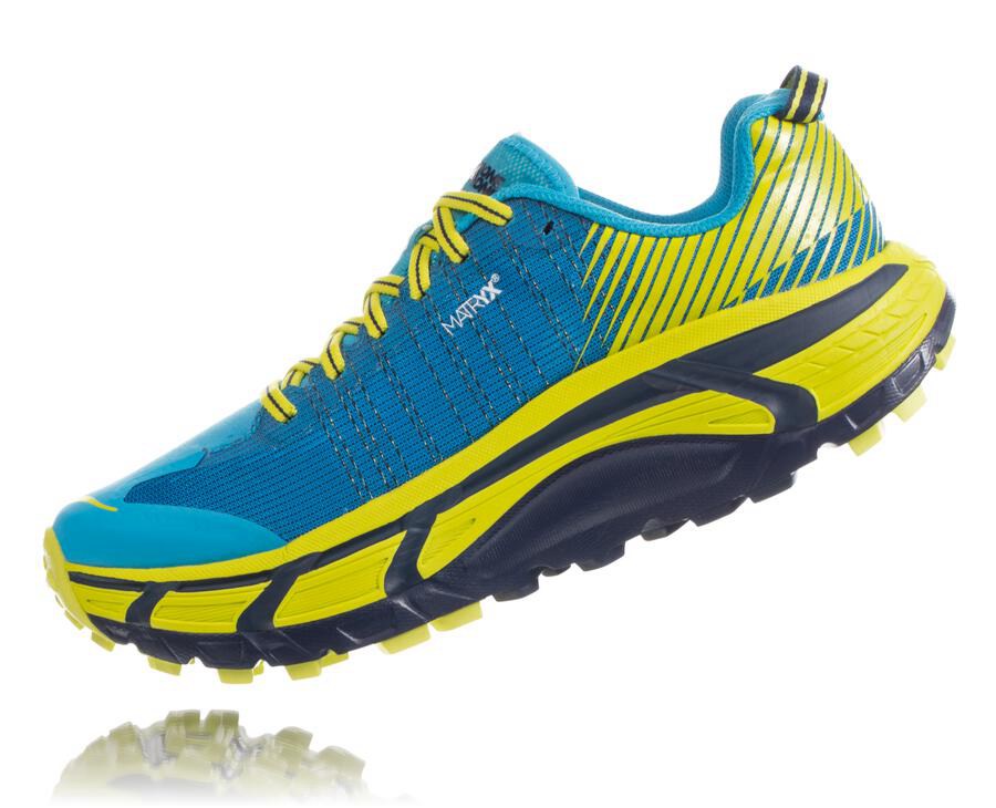 Hoka One One Trailove Tenisky Damske Modre/Zelene - EVO Mafate 2 - 58743-DNKP